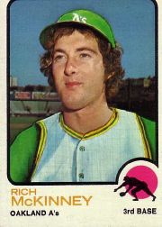 1973 Topps Baseball Cards      587     Rich McKinney